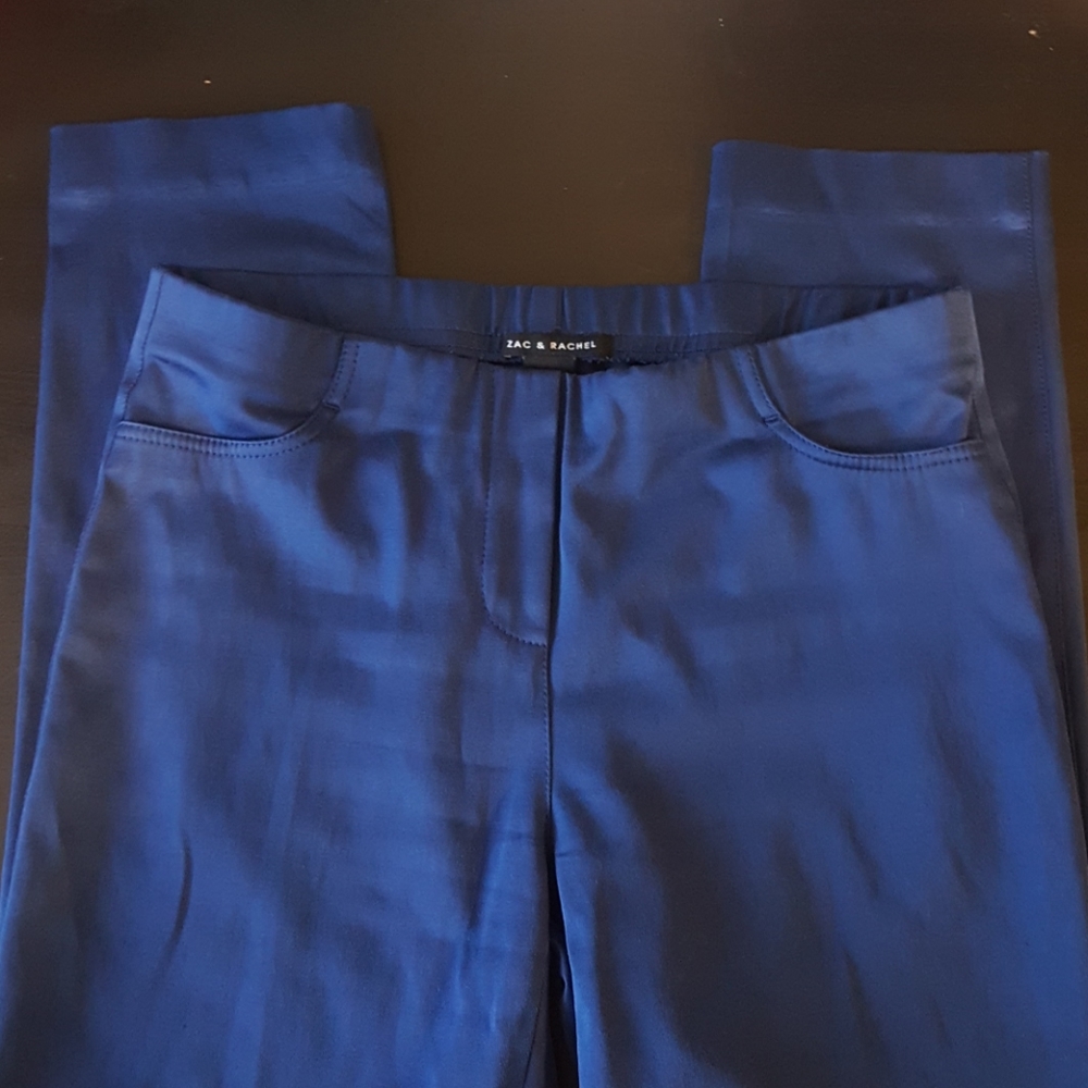 Zac & Rachel blue size 8 cropped pant